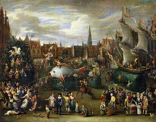 The Ommeganck in Antwerp, , Alexander van Bredael