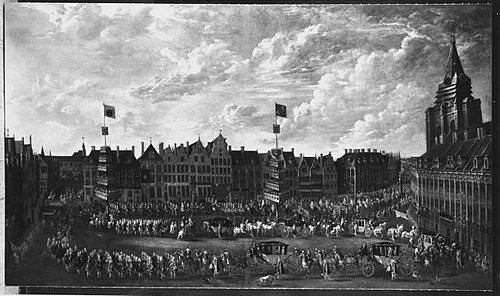 Einzug des Joseph Clemens in Lille, 1691, Alexander van Bredael