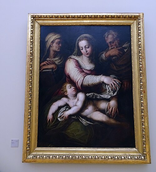 Sainte Famille, 1544, Giorgio Vasari