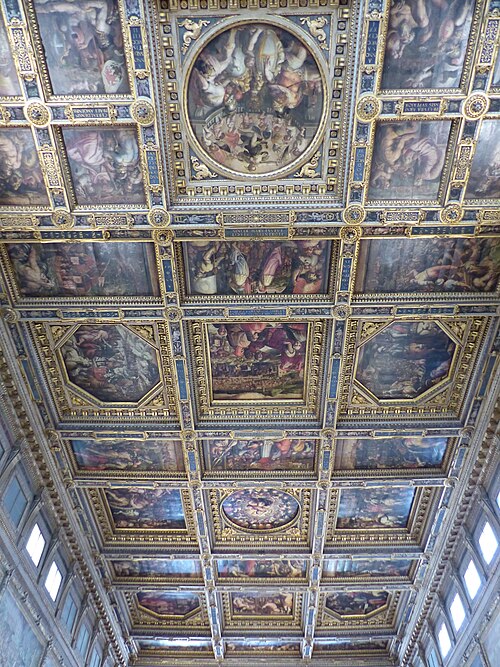 Salone dei Cinquecento - Ceiling, 1560, Giorgio Vasari
