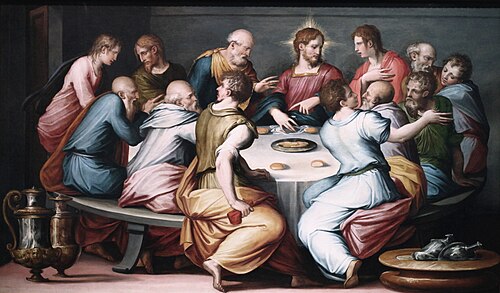 La Cène, 1545, Giorgio Vasari