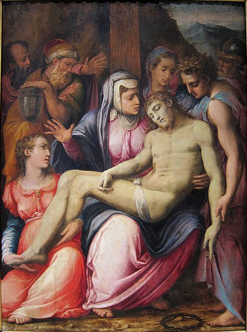 La Déposition de la Croix, 1550, Giorgio Vasari