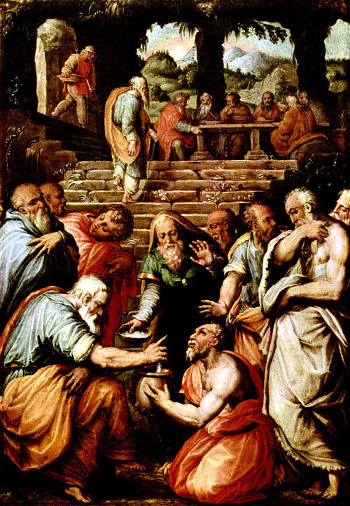 Le Prophète Élisée, 1566, Giorgio Vasari