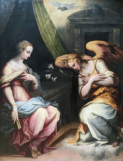 L'Annonciation, 1567, Giorgio Vasari