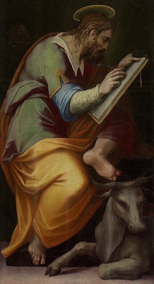 Saint Luke, 1570, Giorgio Vasari