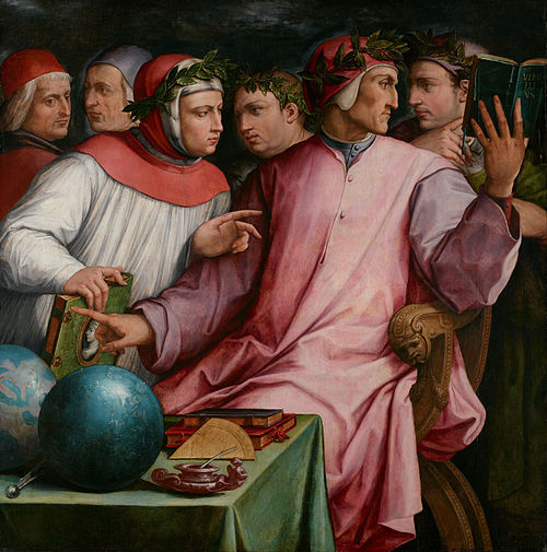 Six Poètes toscans, 1544, Giorgio Vasari