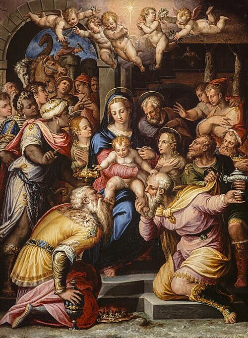 L'Adoration des mages, 1566, Giorgio Vasari