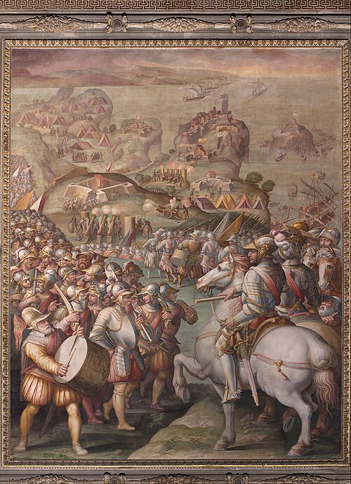 Capture of Porto Ercole, 1569, Giorgio Vasari