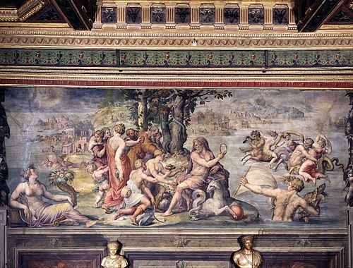 The first fruits from earth offered to Saturn, 1555, Giorgio Vasari