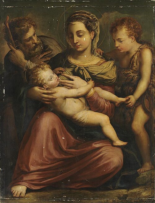 Holy Family with John the Baptist as child, 1547, Giorgio Vasari