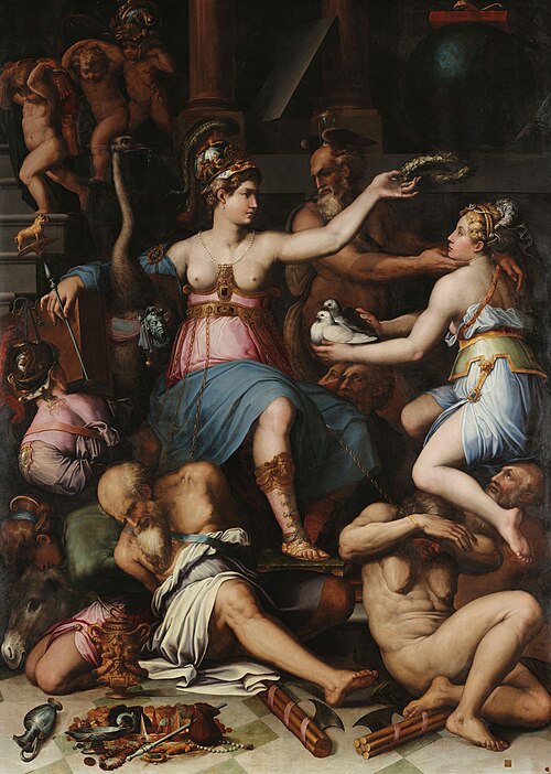 Allegory of justice and truth, 1543, Giorgio Vasari