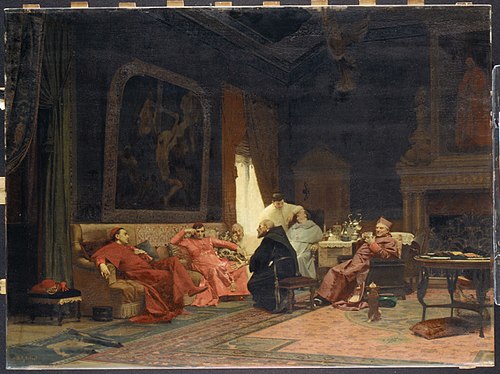 The Missionary's Adventures, 1883, Jean-Georges Vibert