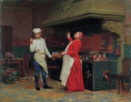 The Marvelous Sauce, 1890, Jean-Georges Vibert