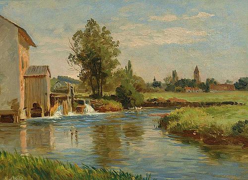 Scene in Wartenberg, , Paul Weber