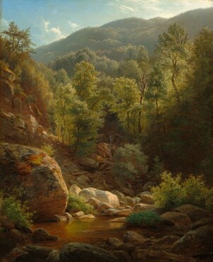 Scene in the Catskills, 1858, Paul Weber