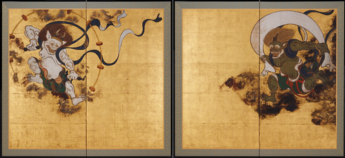 The Gods of Wind and Thunder, , Tawaraya Sôtatsu