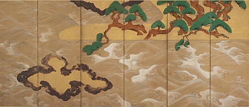 Waves at Matsushima, 1700, Tawaraya Sôtatsu