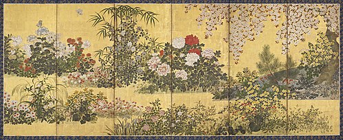 Flowers and Butterflies, , Tawaraya Sôtatsu