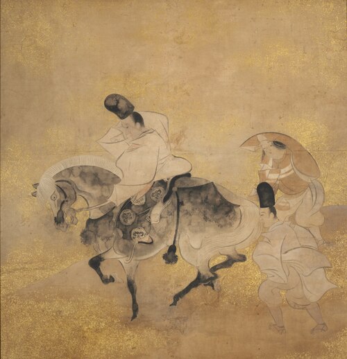 Crossing at Sano, 1620, Tawaraya Sôtatsu