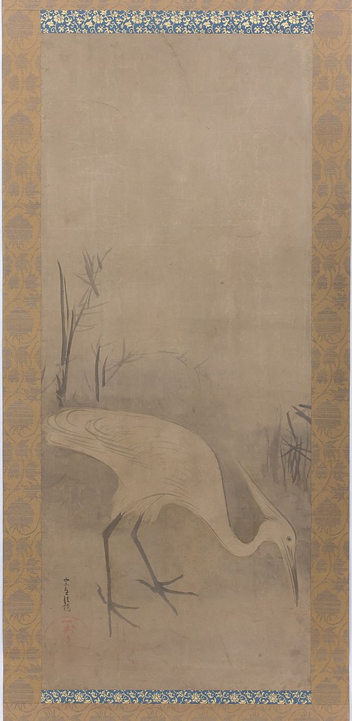 White Heron (Shirosagi zu), 1616, Tawaraya Sôtatsu