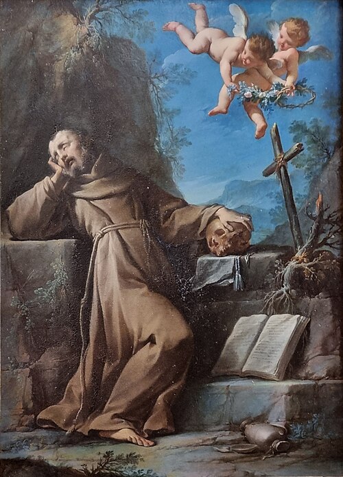 Saint François en extase, , Francesco Monti