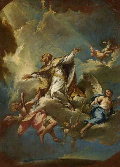 The Apotheosis of St Martin, 1756, Francesco Monti