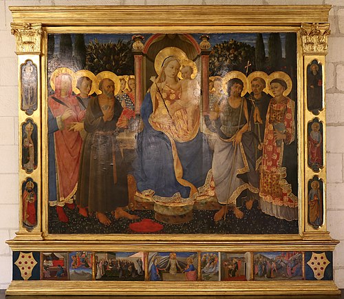 Retable de saint Jérôme, 1460, Zanobi Strozzi