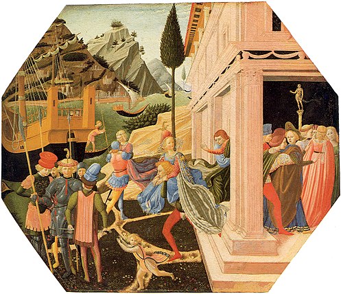 The Abduction of Helen, 1450, Zanobi Strozzi