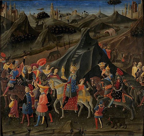 le cortège des Rois Mages, 1445, Zanobi Strozzi
