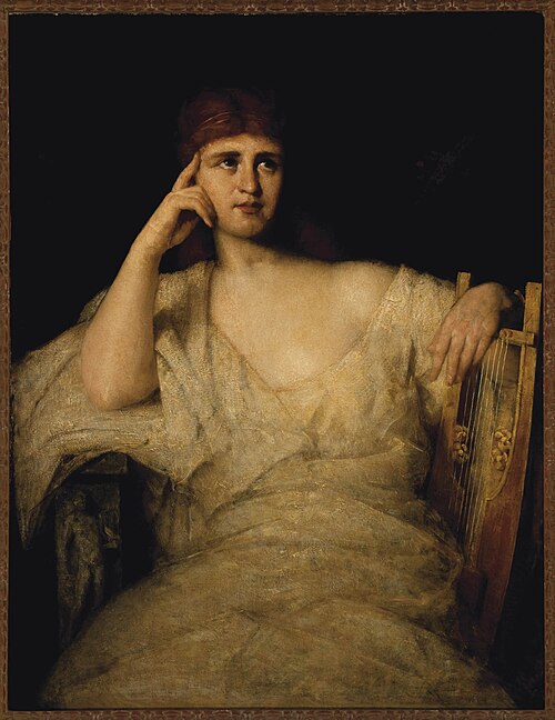 The Muse of Music, 1883, Julian Alden Weir
