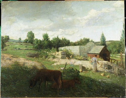 Connecticut Farm, 1886, Julian Alden Weir