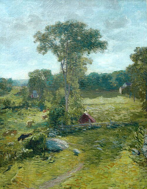 The Spring House, Windham, 1910, Julian Alden Weir