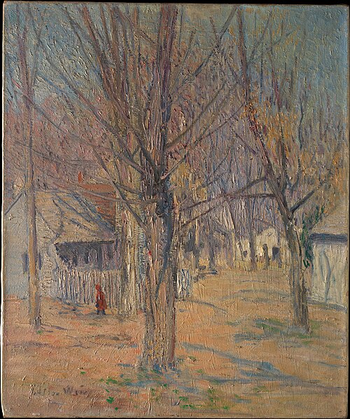 Connecticut Village (Going to School), 1891, Julian Alden Weir