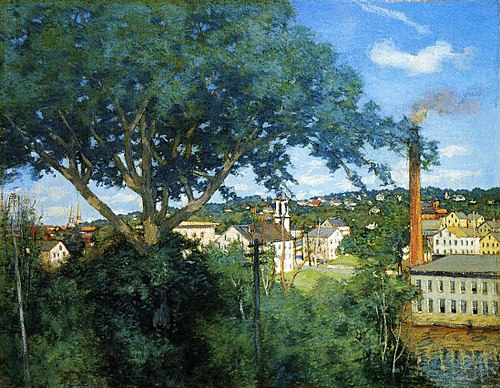 Le Village d'usine, 1897, Julian Alden Weir