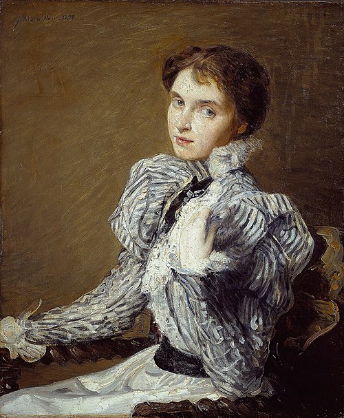 The Grey Bodice, 1898, Julian Alden Weir