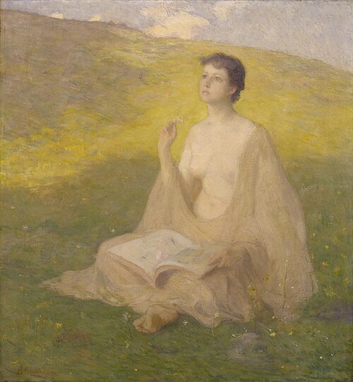 The Open Book, 1891, Julian Alden Weir