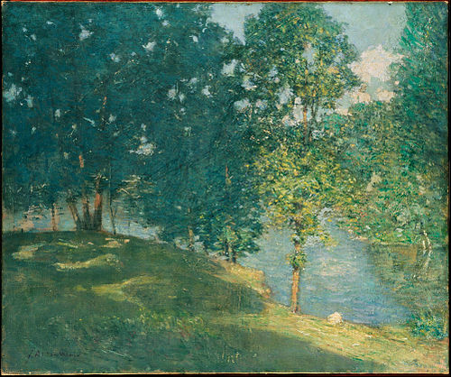 Afternoon by the Pond, 1908, Julian Alden Weir