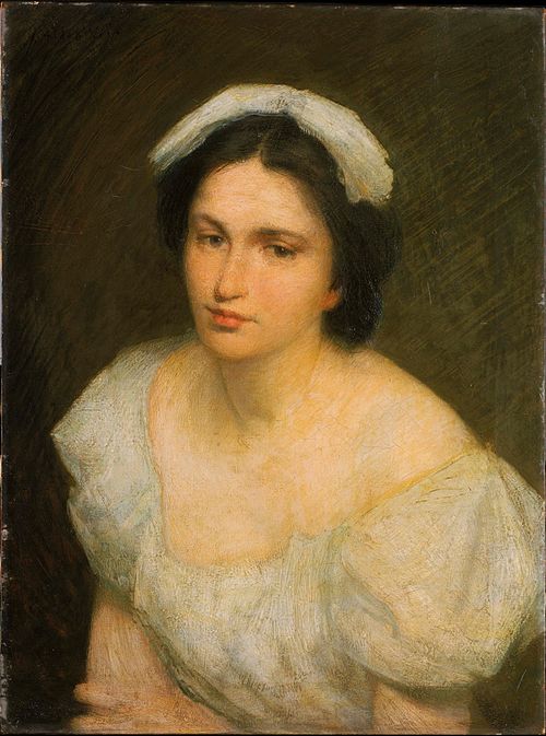 An Alsatian Girl, , Julian Alden Weir
