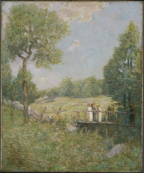 The Fishing Party, 1915, Julian Alden Weir