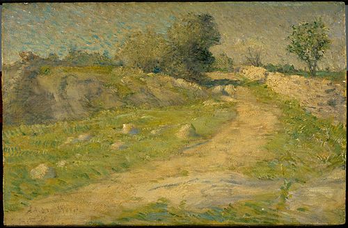 The Lane, 1890, Julian Alden Weir
