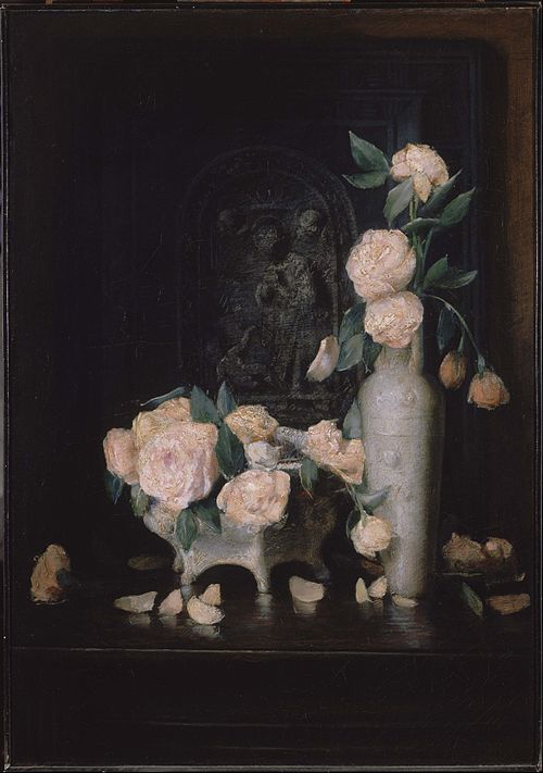 Roses, 1883, Julian Alden Weir