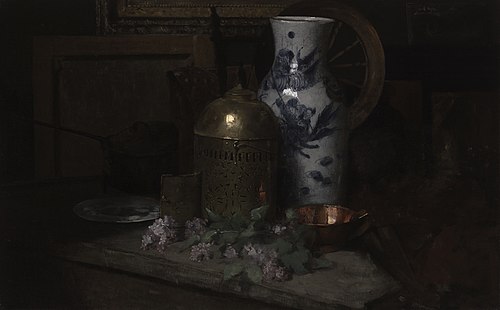 Still Life in the Studio, 1879, Julian Alden Weir