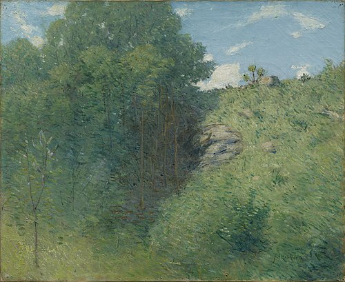 Ravine near Branchville, 1914, Julian Alden Weir