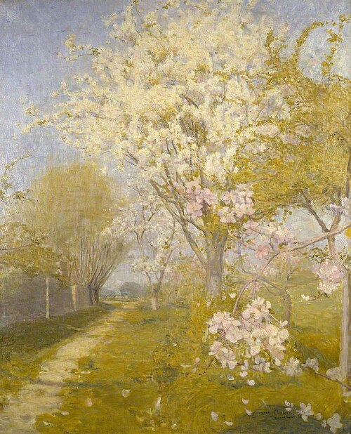 Apple Blossom at Dennemont, 1893, Charles Conder