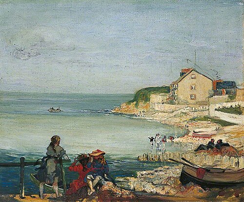 Beach Scene, Swanage, Dorset, 1900, Charles Conder