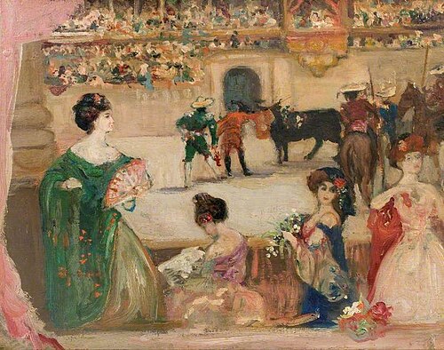 The Bullring, 1905, Charles Conder
