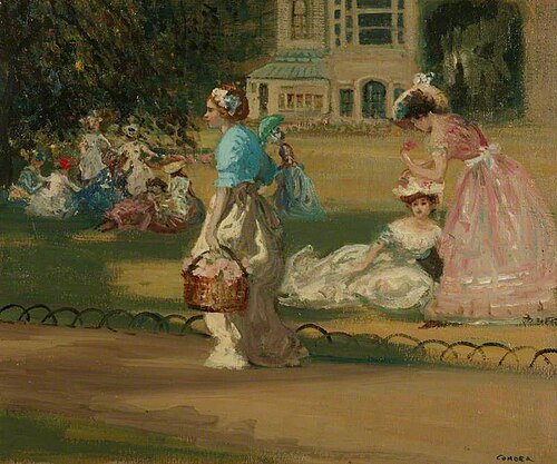The Gardener's Daughter, 1902, Charles Conder