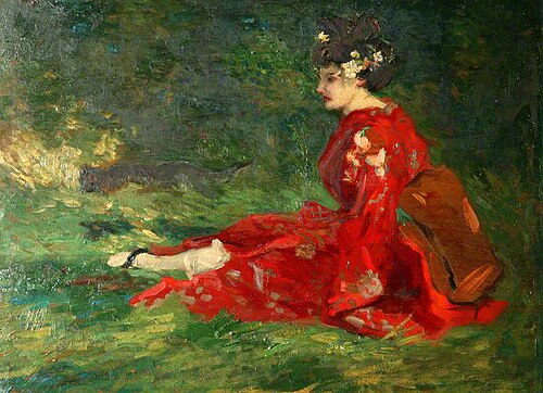 The Red Kimono, , Charles Conder