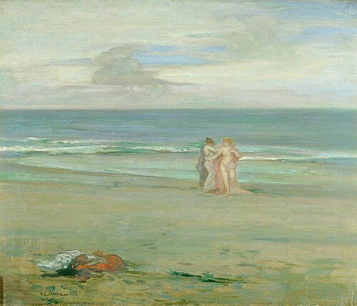 Figures on a Beach, , Charles Conder