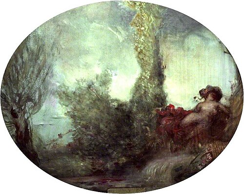 Panel, , Charles Conder